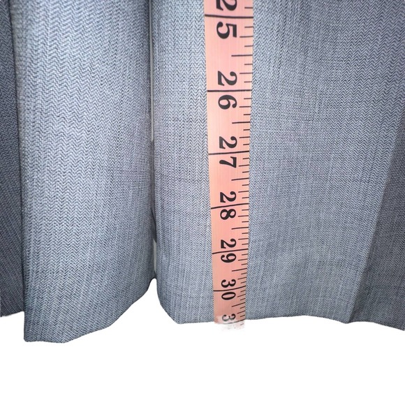 Le Suit 2 Piece Suit Pants & Blazer Size 16 Gray New Without Tags - Picture 14 of 16